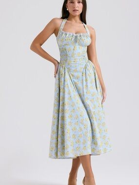 layana olive corset midi dress House of CB | Dresses | Layana Olive Green Corset Midi Dress